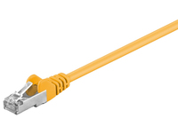 Goobay 68064 networking cable Yellow 0.5 m Cat5e SF/UTP (S-FTP)