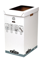 Fellowes R-Kive System Recycle Bin Boîte à archives Gris, Blanc