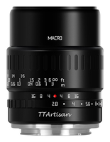 TTArtisan APS-C 40mm F2.8 MACRO MILC Makroobjektiv Schwarz