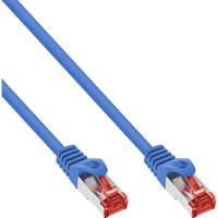 InLine 76411B netwerkkabel Blauw 1 m Cat6 S/FTP (S-STP)