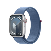Apple Watch Series 9 41 mm Digitális 352 x 430 pixelek Érintőképernyő 4G Ezüst Wi-Fi GPS (műhold)