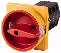 Eaton TM-3-8326/E/SVB interruptor eléctrico Interruptor de palanca acodillada 6P Negro, Rojo, Amarillo