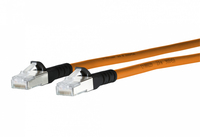 METZ CONNECT 1308450501-E netwerkkabel Oranje 0,5 m Cat6a SF/UTP (S-FTP)