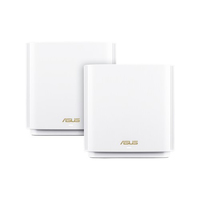 ASUS ZenWiFi AX (XT8) vezetéknélküli router Gigabit Ethernet Háromsávos (2,4 GHz / 5 GHz / 5 GHz) Fehér