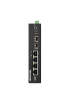 Hikvision DS-3T0506HP-E/HS hálózati kapcsoló Beállítást nem igénylő (unmanaged) Gigabit Ethernet (10/100/1000) Ethernet-áramellátás (PoE) támogatása Fekete