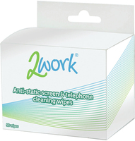 2Work DB50342 disposable personal wipe