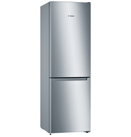 Bosch Serie 2 KGN36NLEA kombinált hűtőszekrény Szabadonálló 305 L E Rozsdamentes acél