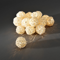 Konstsmide Light set braided balls Guirlande lumineuse décorative 16 ampoule(s) LED 0,96 W