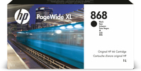 HP 868 1 liter inktcartridge voor PageWide XL, zwart