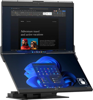 Mobile Pixels Geminos X computer monitor 61 cm (24") 2560 x 1440 Pixels Quad HD Touchscreen Zwart