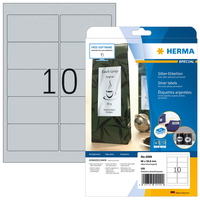 HERMA 4099 etiqueta de impresora Plata Etiqueta para impresora autoadhesiva