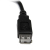 StarTech.com Cable de 0,15m de Extensión Alargador USB 2.0 - Macho a Hembra USB A - Extensor