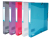 Elba 100200550 Aktenordner 200 Blätter Blau, Grau, Pink, Violett, Durchscheinend Kunststoff