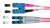 Telegärtner FO Duplex Adaptor Cables 1st end LC Duplex, 2nd end SC Duplex E9/125 2,0 m fibre optic cable 2 m