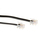 ACT RJ11 - RJ11 cable, Black 1.0m 1 m Schwarz