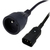 MCL MC900-0.3M câble électrique Noir 0,3 m Coupleur C14