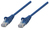 Intellinet Premium Netzwerkkabel, Cat6, S/FTP, 100% Kupfer, Cat6-zertifiziert, LS0H, RJ45-Stecker/RJ45-Stecker, 0,25 m, blau