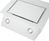 Bomann 771120 cooker hood Wall-mounted White 603.1 m³/h A