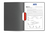Durable Duraswing Präsentations-Mappe Kunststoff, Polypropylen (PP) Grau, Rot