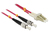 DeLOCK 84867 InfiniBand/fibre optic cable 5 m LC ST OM4 Violet