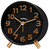 Technoline F Quarzwecker Schwarz, Gold
