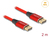 DeLOCK Câble DisplayPort 16K 60 Hz 2 m métal rouge