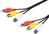 Goobay 50380 composite video cable 1.5 m 3 x RCA Red, White, Yellow