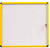 Bi-Office VT9501601511 bulletin board Fixed bulletin board White, Yellow Steel