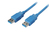 shiverpeaks BS77032-1 USB Kabel 1,8 m USB 3.2 Gen 1 (3.1 Gen 1) USB A Blau