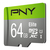 PNY Elite 64 Go MicroSDXC Classe 10