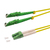 LogiLink FP0EL02 Glasfaserkabel 2 m E-2000 (LSH) LC OS2 Gelb