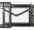 B-Tech Flat Screen Wall Mount with Slide-Out AV Storage Tray (VESA 600 x 400)