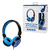 LogiLink HS0049BL headphones/headset Head-band 3.5 mm connector Black, Blue