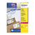 Avery L7167-100 self-adhesive label Rectangle Permanent White 100 pc(s)
