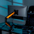 AISENS DT32TSR-249 support d'écran plat pour bureau Noir, Orange