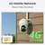 Reolink Go Series G430 - 5MP Outdoor Battery Camera, 4G LTE Network, Person/Vehicle/Animal Detection, 355° Pan & 140° Tilt