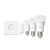 Philips Hue White Kit de inicio: 3 bombillas inteligentes E27 (1100) + regulador de intensidad