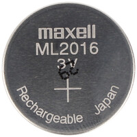 MAXELL ML2016 Li-ion Knopfzelle Li-Mn 3V 25mAh wiederaufladbare Knopfzelle