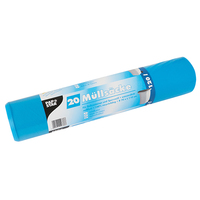 20 Müllsäcke, LDPE 120 l 110 cm x 70 cm blau von Starpak Müllsäcke auf Rolle,