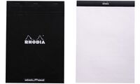 RHODIA Bloc-notes agrafé "dotPad", A4+, pointillé, noir (8017095)