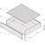 SCHROFF 19"-Kompletteinschub aus Stahlblech, Deck- und Bodenblech geschlossen - MULTIPAC 1HE 220T ALZN