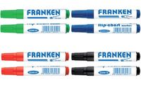 FRANKEN Flipchart Marker, Strichstärke: 2-6 mm, blau (70010346)