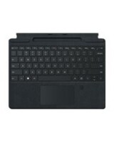 Microsoft MS Surface Pro8 TypeCover mit FingerPrint Schwarz Luxemburgisch MICROSOFT ProX/8 Keyboard black CH with Fingerprintreader commercial NO PEN CHARGING SLOT