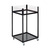 Mobiler Wühltisch „Construct-Black”