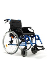 Rollstuhl D200-V SB48 m.TB/48. B03.B06.B74.B80,metallicblau