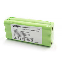 VHBW-batterij voor Ecovacs Dibea ZN101, 14.4V, NiMH, 2000mAh
