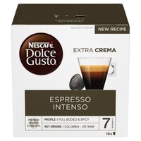 Nescafe Dolce Gusto Espresso Intenso Coffee 16 Capsules (Pack 3)