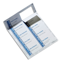 DURABLE Boîte 200 Etiquettes Badgemaker pour badges L90 x H54 mm - Blanc