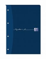 Oxford My Notes Ruled Margin Four-Hole Refill Pad 160 Pages A4 (Pack of 5)