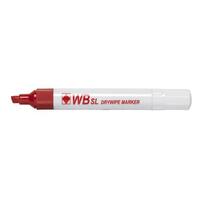 ValueX Whiteboard Marker Chisel Tip 2-5mm Line Red (Pack 10)